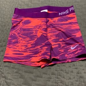 Nike pro workout shorts